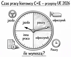 Czas pracy kierowcy C, C+E i D – najważniejsze przepisy w UE