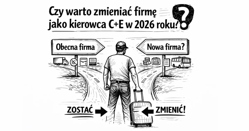 Czy warto zmieniać firmę jako kierowca C+E w 2026 roku?