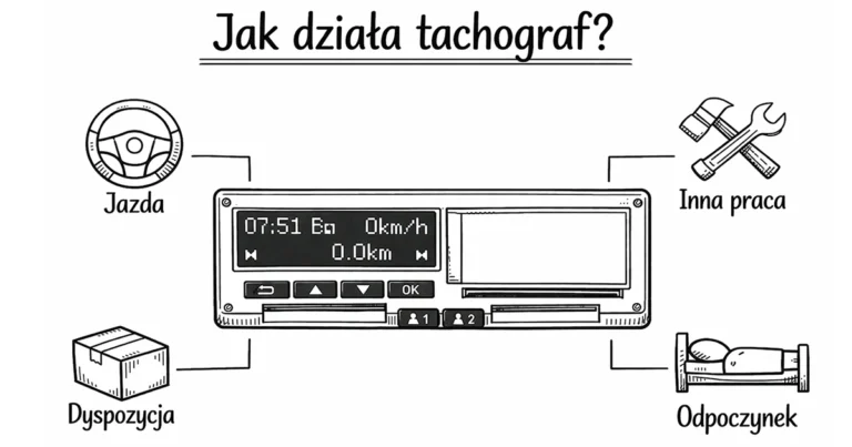 Jak działa tachograf i jak go obsługiwać? Przewodnik dla kierowców