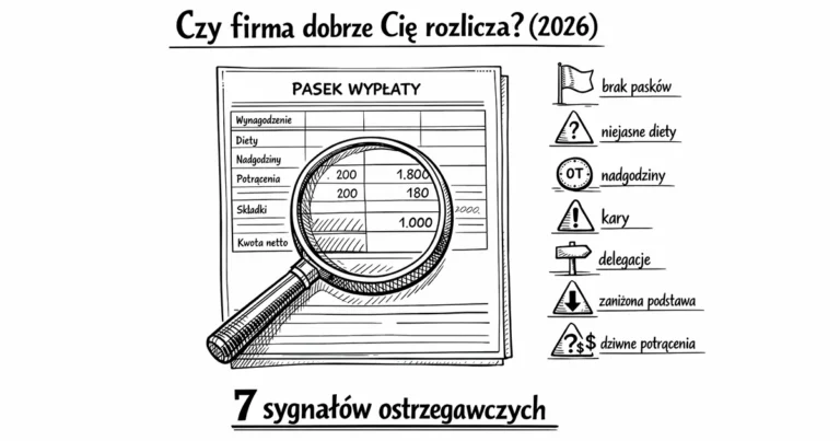 Jak sprawdzić, czy firma dobrze Cię rozlicza? 7 sygnałów ostrzegawczych