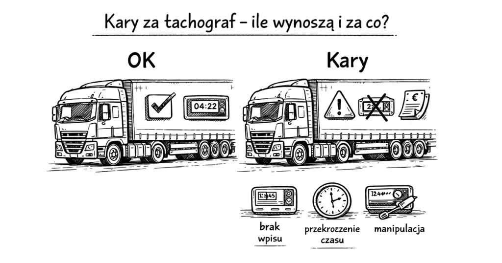 Kary za tachograf – ile wynoszą i za co można je dostać?
