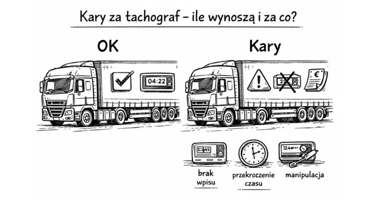 Kary za tachograf – ile wynoszą i za co można je dostać?
