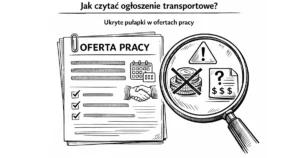 Jak czytać ogłoszenie transportowe – ukryte pułapki w ofertach pracy