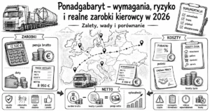 Ponadgabaryt – wymagania, ryzyko i realne zarobki kierowcy w 2026