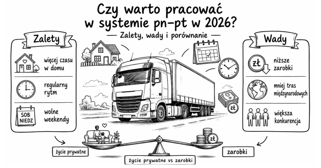 Czy warto pracować w systemie pn–pt w 2026? Zalety, wady i porównanie