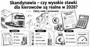 Skandynawia – czy wysokie stawki dla kierowców są realne w 2026?
